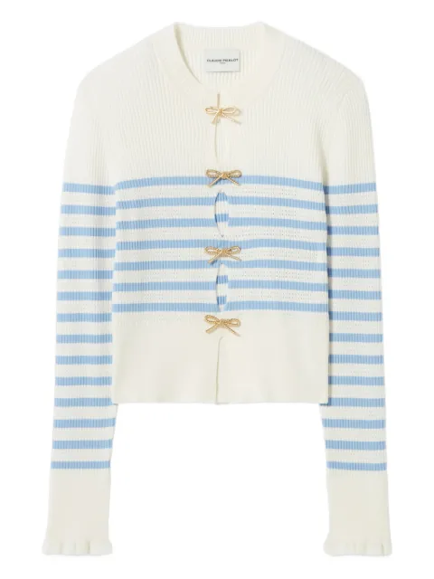 Claudie Pierlot fine-knit jumper White CFPPU01279