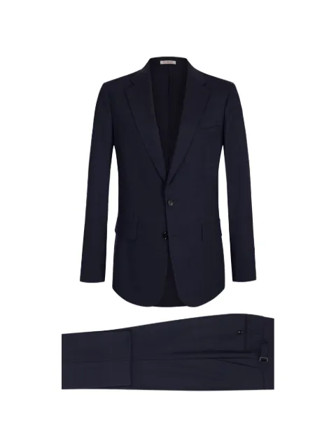 FURSAC checked dinner suit Blue FHPCS00229