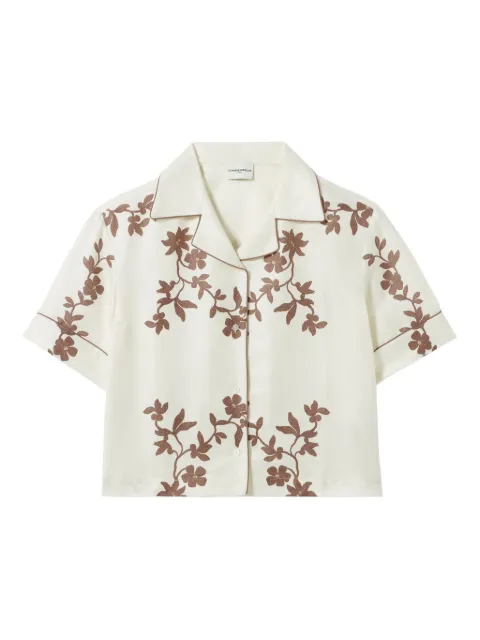 Claudie Pierlot floral-print shirt White CFPCM00551