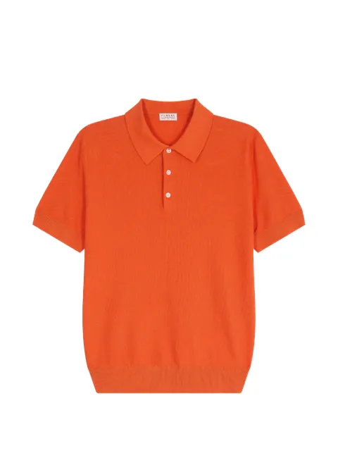 FURSAC button-up polo shirt Orange FHPTS00143