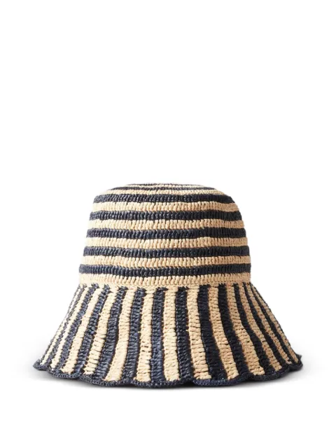 Claudie Pierlot raffia hat Blue CFABO00566