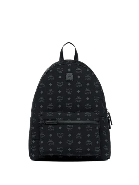 MCM Stark monogram-pattern packable backpack Black MMKGSVE09