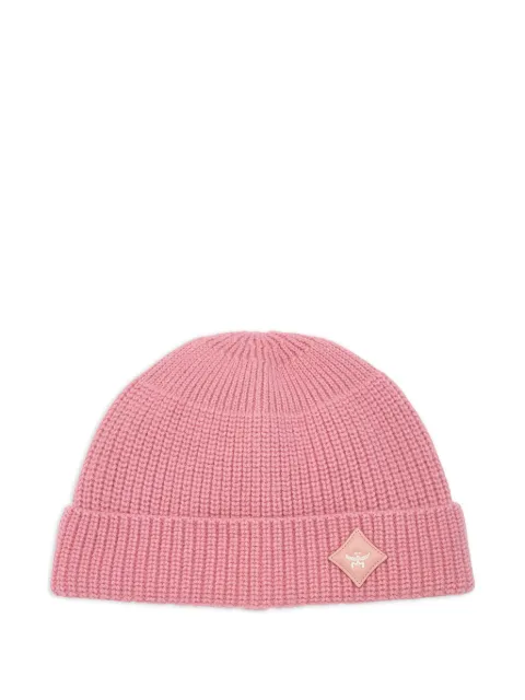 MCM Essential wool beanie Pink MEHFSBC01Q6