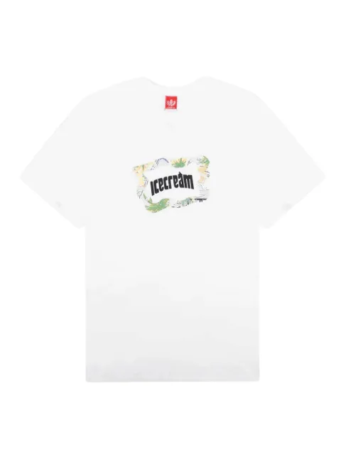 ICECREAM Flag short-sleeve T-shirt White 4513203