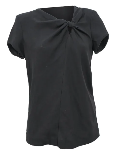 Maje twist-front top Black NAPPUHKCL498265W