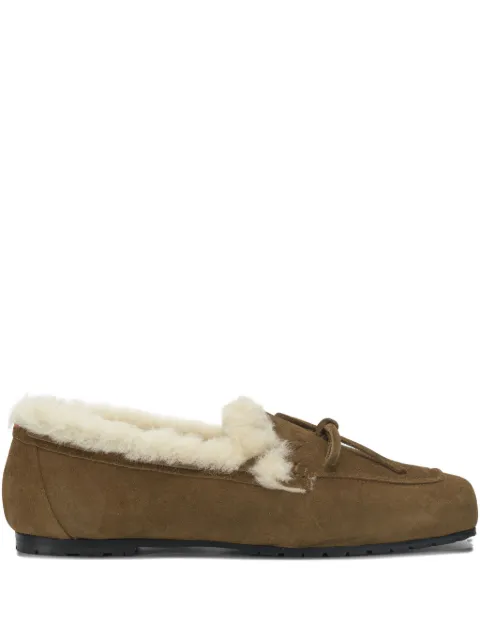 Aeyde Jasper loafers Brown JASPERCOWSUEDELEATHERSHEARLINGTOB