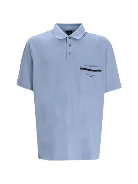 Armani Exchange pocket polo shirt Blue XM000990AF10366