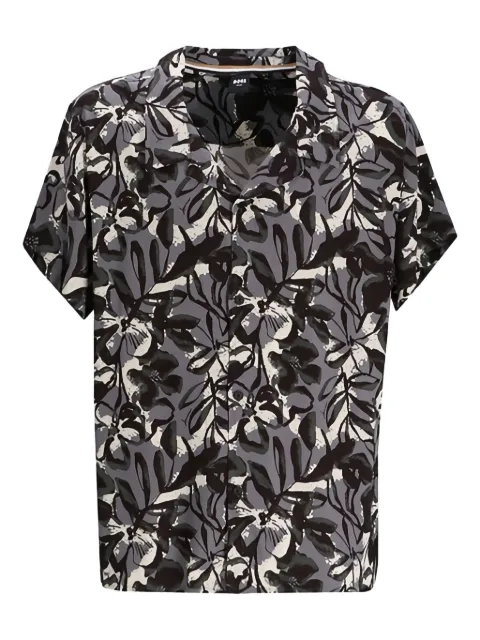BOSS floral shirt Grey 50535793