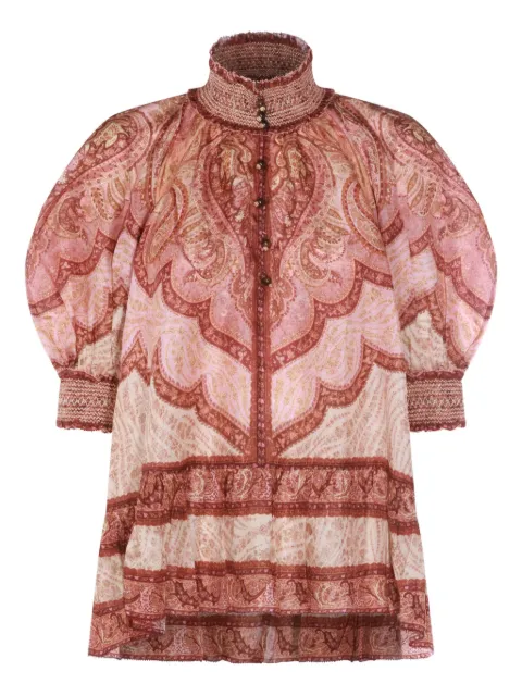 ZIMMERMANN Wanderlust paisley blouse Pink 5655TRS262