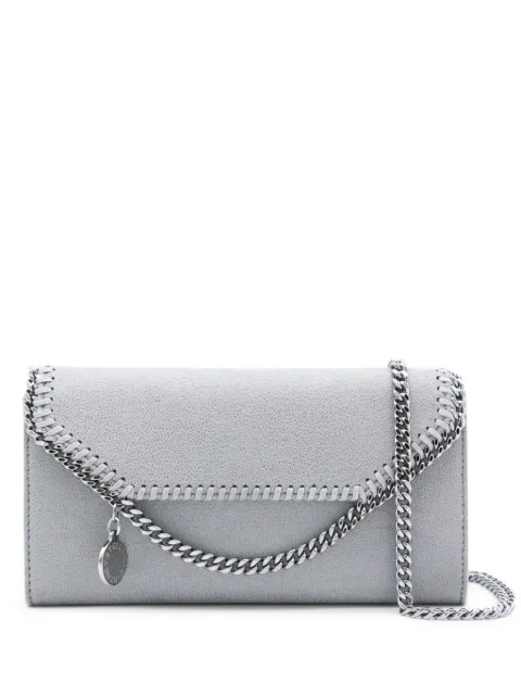 Stella McCartney chain-strap charm-detail shoulder bag Grey 7P0086W9132