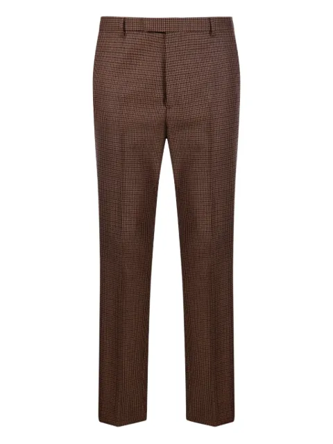 Gucci houndstooth trousers Brown 814299Z7AQA2014