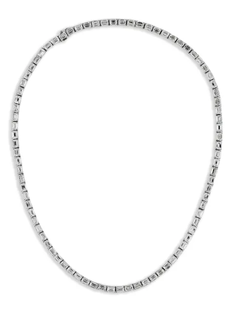 Jewels Aficionado 14K white gold diamond necklace Silver JAN25DWG