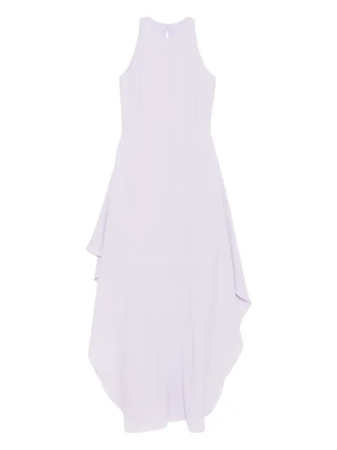Amsale pebbled-texture dress Purple P921PT