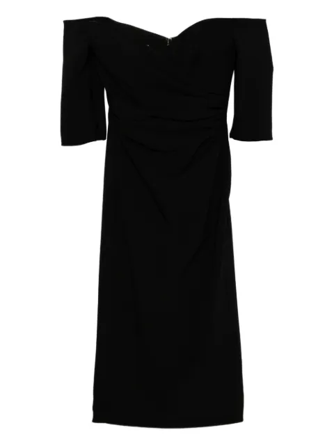 Amsale crepe dress Black P932P