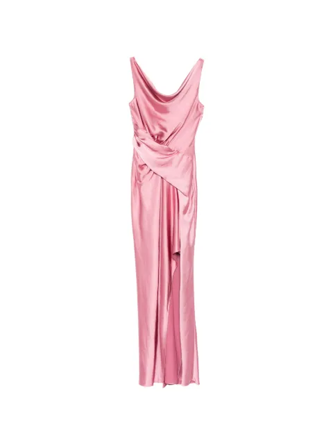 Amsale draped maxi dress Pink P924LS