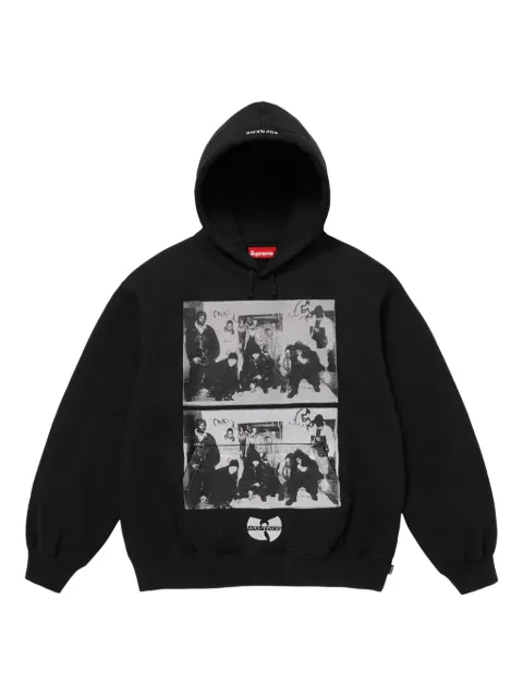 Supreme x Wu-Tang Clan graphic-print hoodie Black SU26273