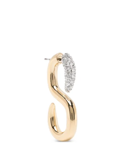 Swarovski S-shape earrings Gold 5741796