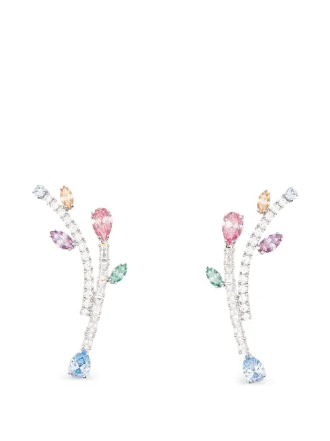 Swarovski x Ariana Grande drop-design earrings Silver 5737426