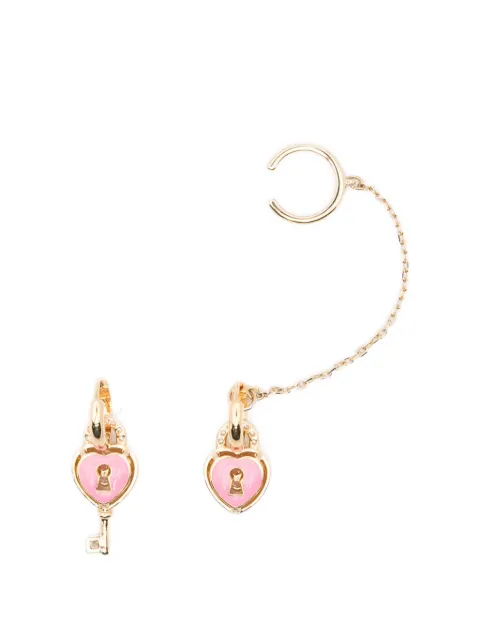 Swarovski heart-shape earrings Gold 5737294