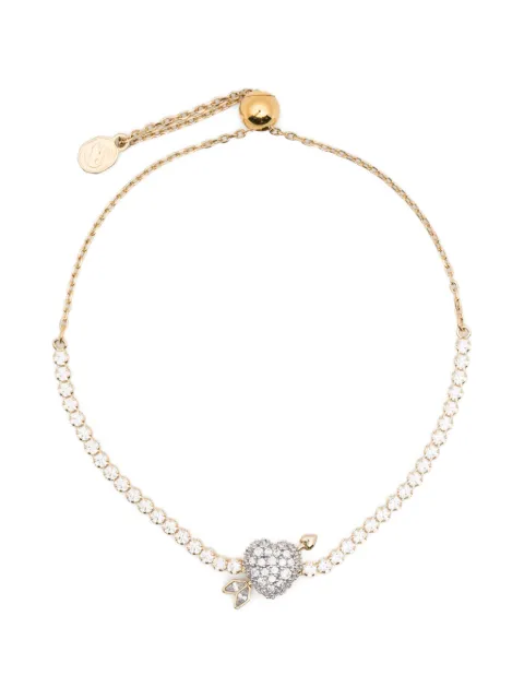 Swarovski Idyllia mixed cuts heart arrow bracelet Gold 5744061