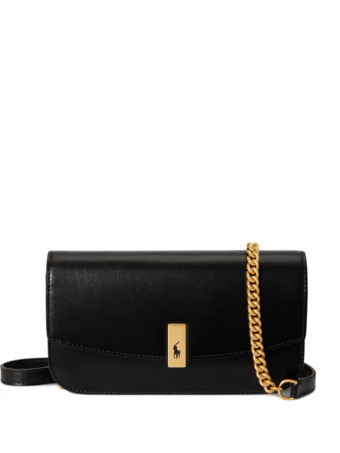 Polo Ralph Lauren Polo ID leather clutch bag Black 427P04993002