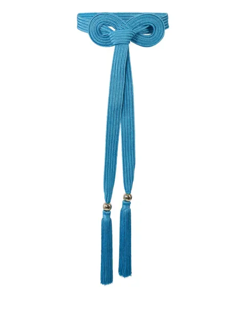 Carolina Herrera Satin rope belt Blue R2631N104STN