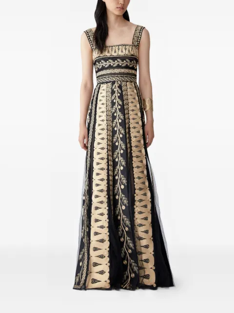 Carolina Herrera Embroidered A-line gown Black R2611E714NTU