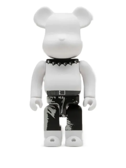 MEDICOM TOY x Andy Warhol x Rolling Stones Sticky Fingers BE@RBRICK figure 1000% White MEDI3033