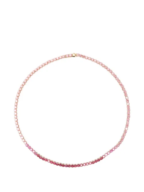Swarovski Matrix tennis round-cut necklace Gold 5751762