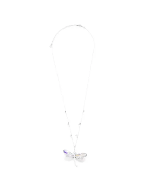 Swarovski x Ariana Grande crystal and cubic zirconia pendant necklace and brooch Silver 5737429