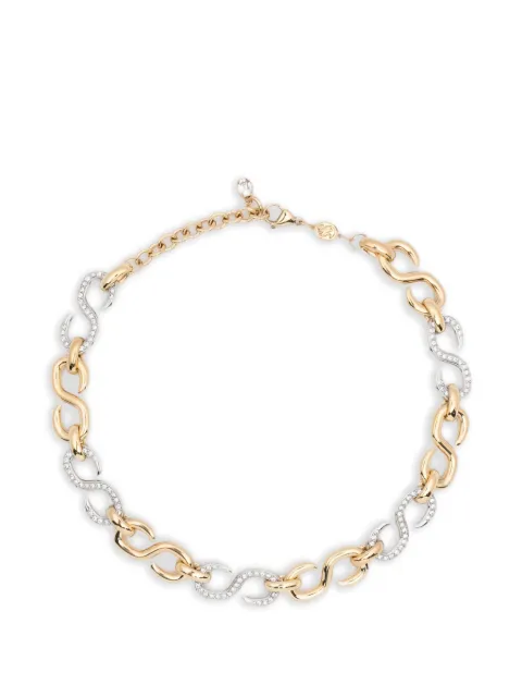 Swarovski Dextera crystal chain necklace Gold 5741795