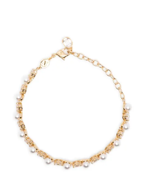 Swarovski Matrix tennis bracelet Gold 5742026