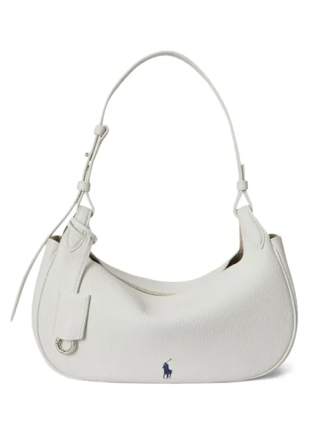 Polo Ralph Lauren Pony Play leather shoulder bag White 428P01440001