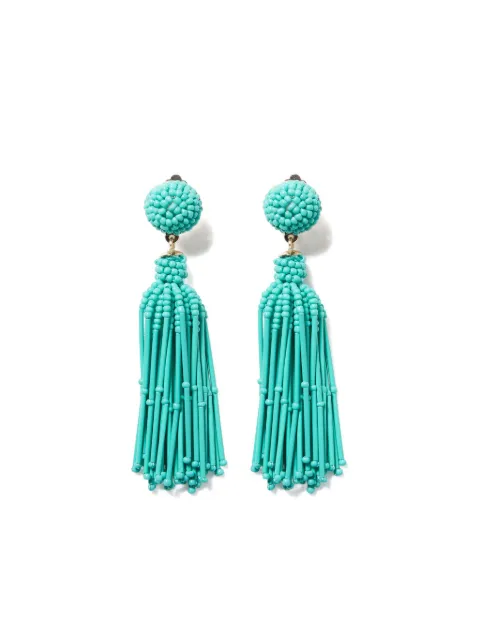 Carolina Herrera tassel earrings Blue R2636N203MET