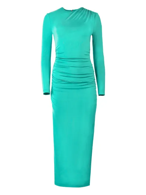 Carolina Herrera draped jersey midi dress Green R2615N502JRS