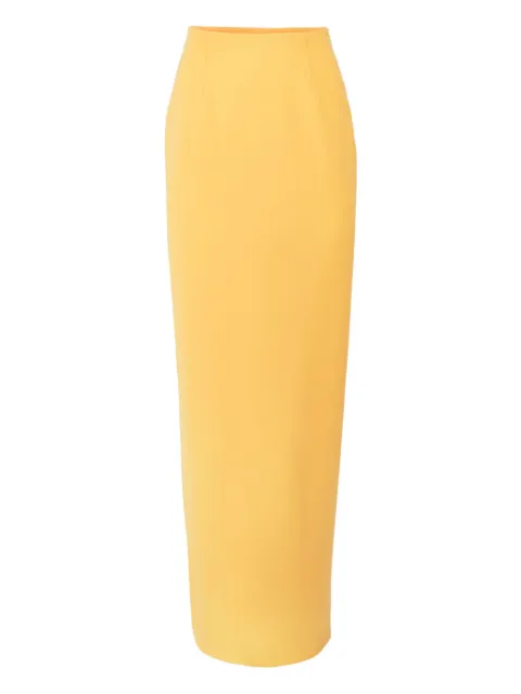 Carolina Herrera column maxi skirt Yellow R2611N301BWT