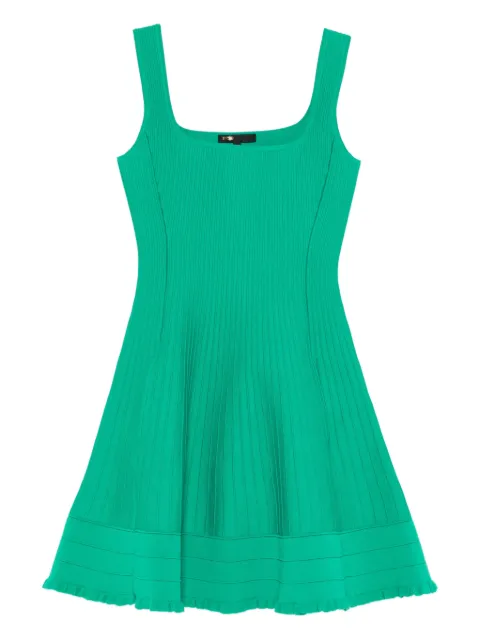 Maje knit skater dress Green MFPRO04576