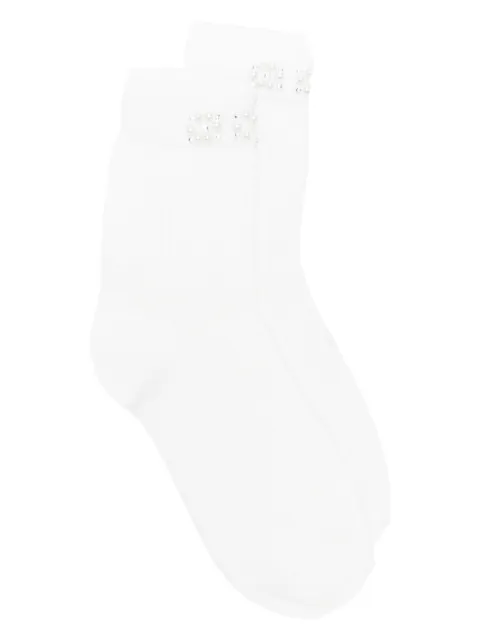 Maje pearl pointelle socks White MFABO00524