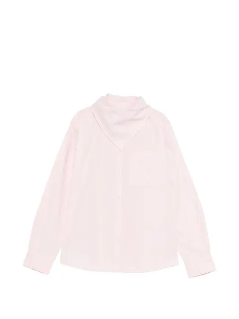 Maje chest-pocket long-sleeve shirt Pink MFPCM00760