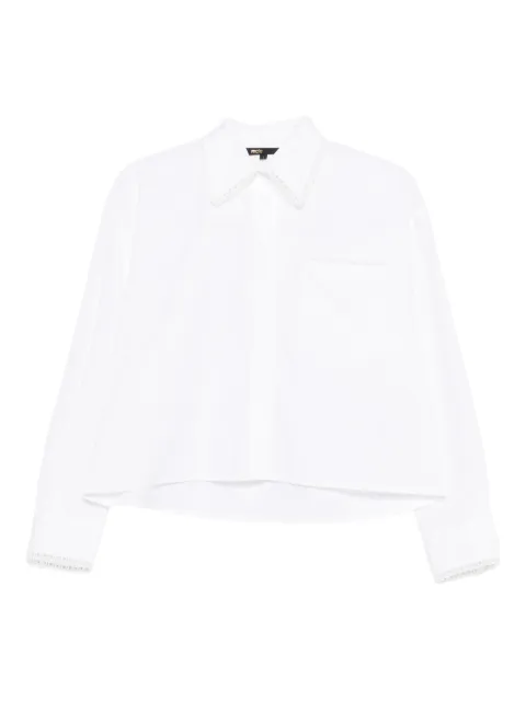 Maje crochet collar shirt White MFPCM00719