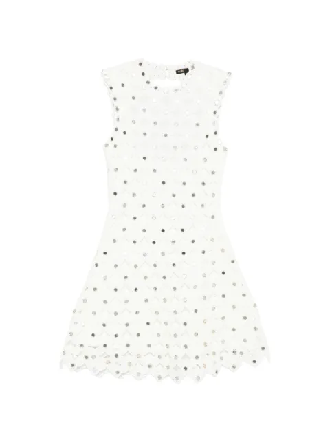 Maje mirrored crochet dress White MFPRO04718