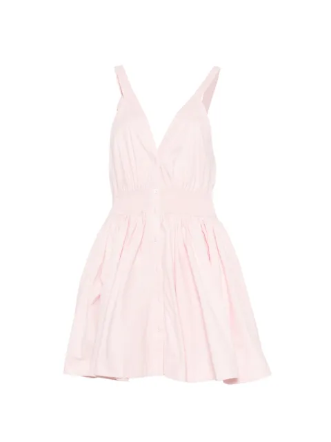 Maje short flared cotton dress Pink MFPRO04805