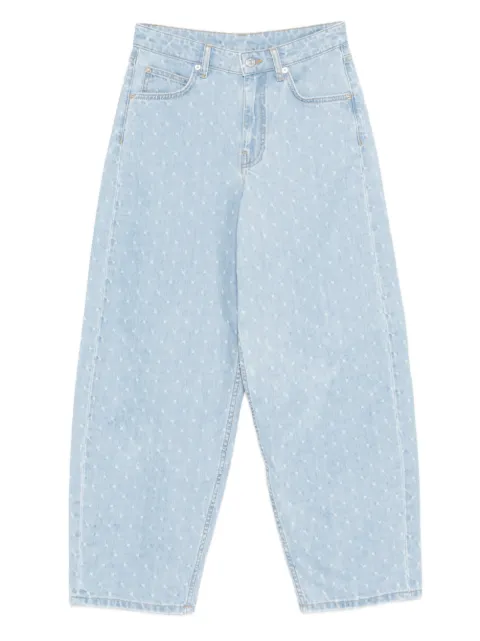 Maje textured balloon jeans Blue MFPJE00778