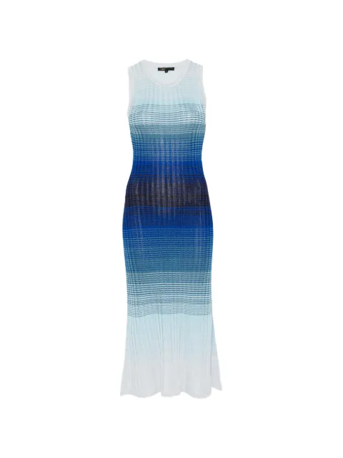 Maje ombré knit maxi dress Blue MFPRO04728
