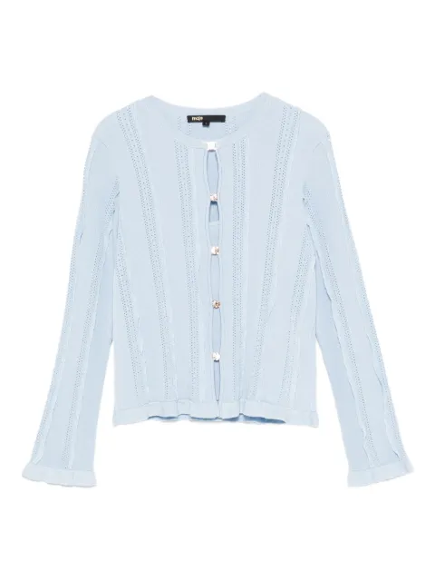 Maje 2-in-1 cardigan Blue MFPCA00700