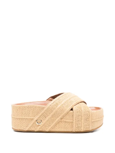 Maje platform sandals Neutrals MFACH00870