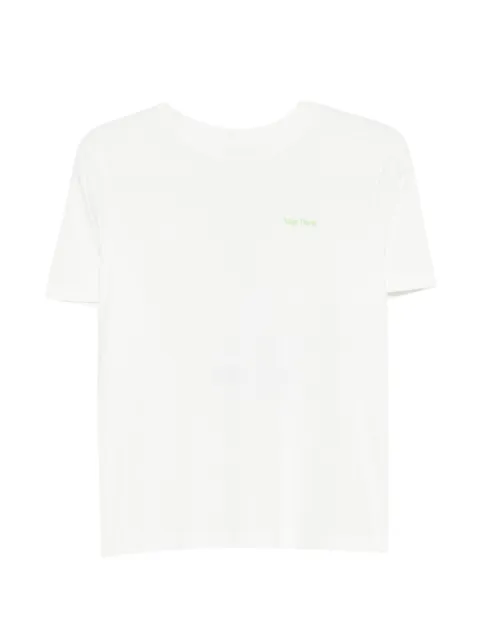 Maje summer print T-shirt White MFPTS01026