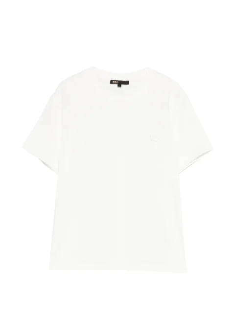 Maje T-shirt with small embroidered logo White MFPTS01037