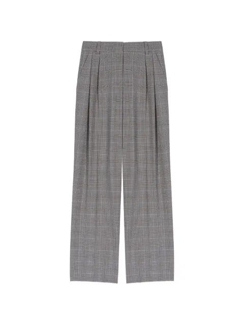 Maje checked suit trousers Grey MFPPA00772