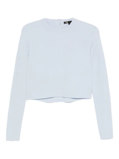 Maje jumper with jewel buttons Blue MFPPU00983